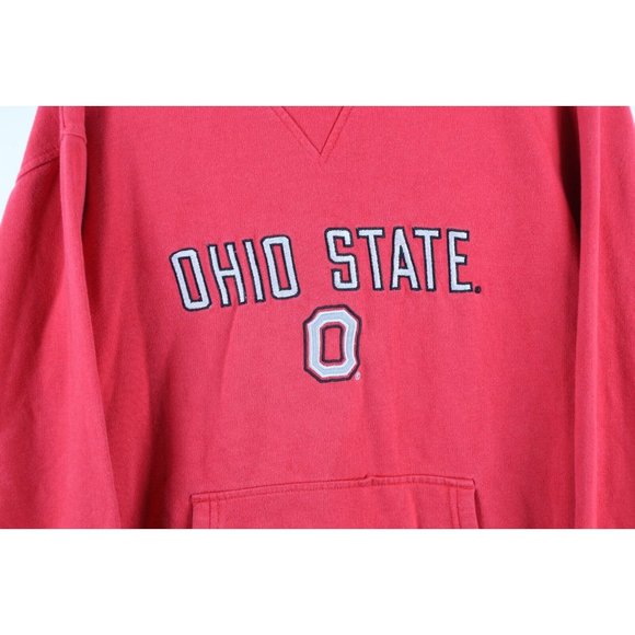 Vintage Nike M Faded Travis Scott Mini Swoosh Ohio State University Hoodie - Picture 3 of 11